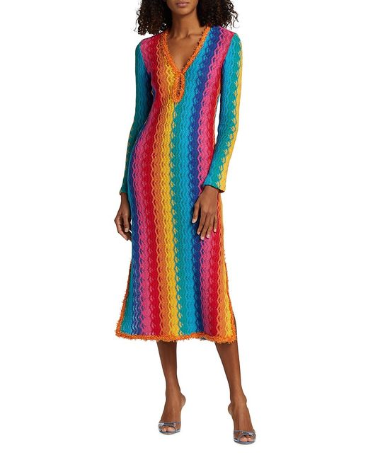 Alexis Solei Crochet Midi Dress
