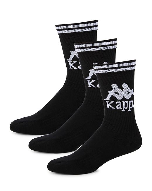 Kappa 3-Pack Logo Crew Socks