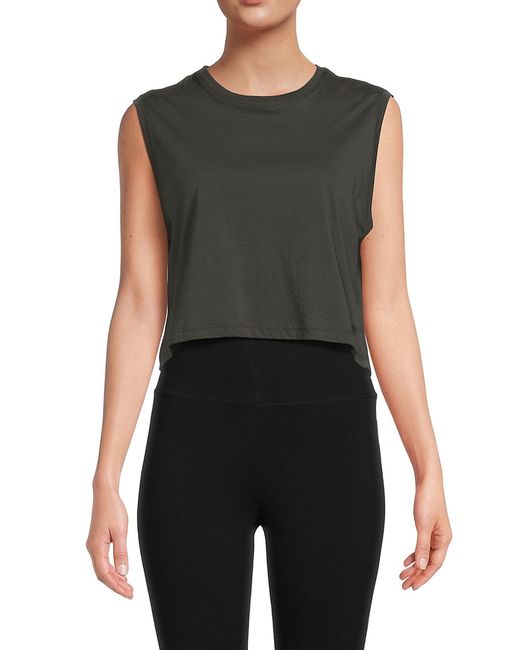 ATM Anthony Thomas Melillo Classic Jersey Crop Muscle Tee