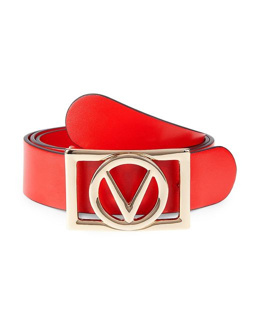 Valentino Bags by Mario Valentino Dolly Medium Logo Leather Belt