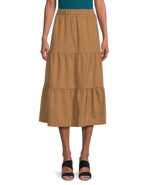 YAL New York Tiered Midi Skirt XS