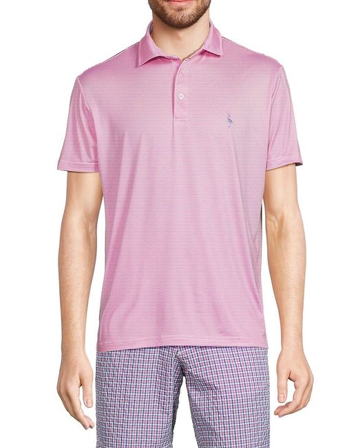 TailorByrd Striped Performance Polo M