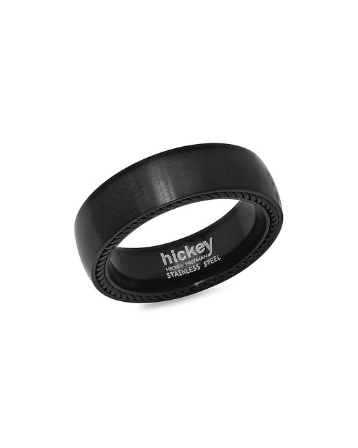 Hickey By Hickey Freeman Stainless Steel Matte Ring 9