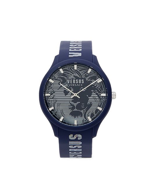Versus 44MM Silicone Stainless Steel Watch