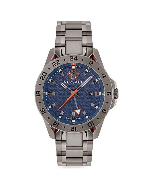 Versace Sport Tech GMT Stainless Steel Bracelet Watch