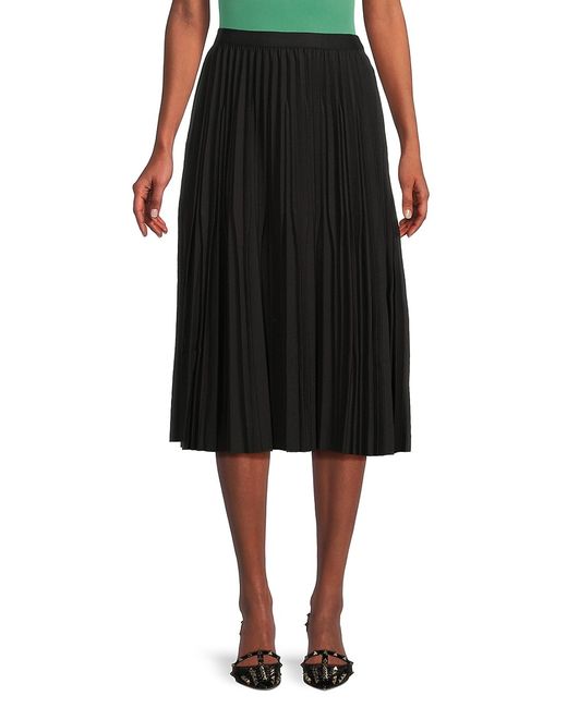 Adrianna Papell Pleated A Line Skirt L