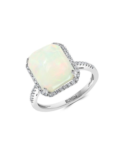 Effy 14K Ethiopian Pearl Diamond Ring