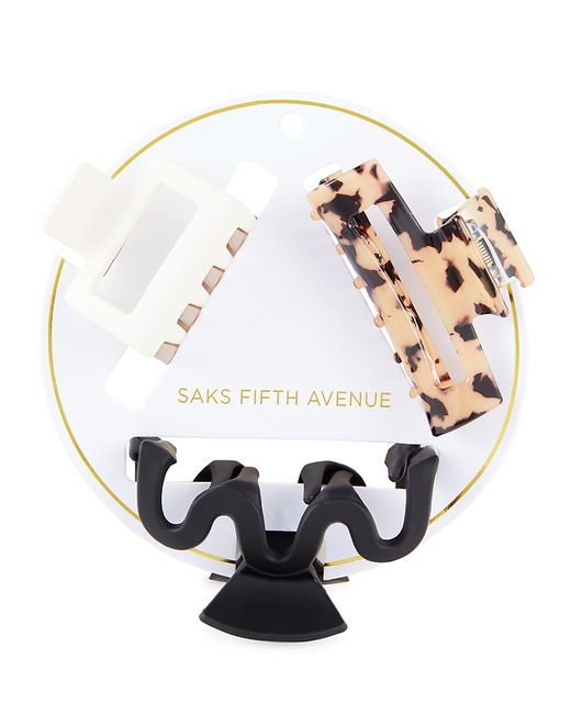Saks Fifth Avenue Made in Italy Saks Fifth Avenue 3-Piece Hair Clip Set