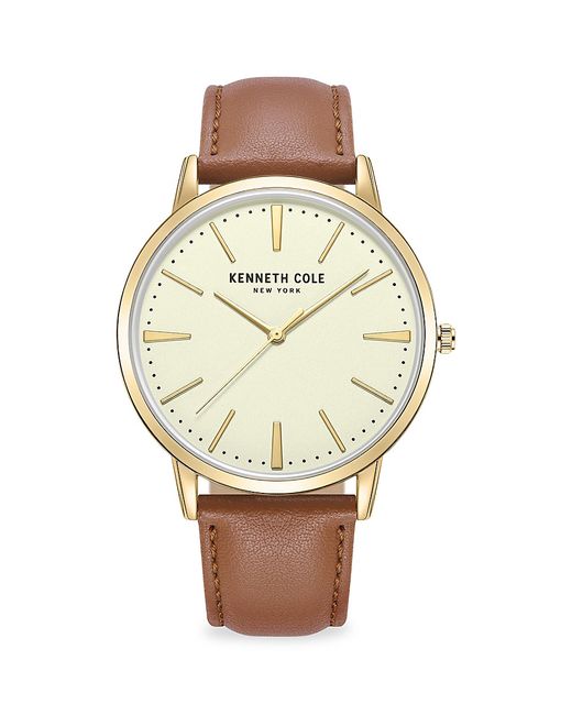 Kenneth Cole Classic 44MM Leather Strap Watch