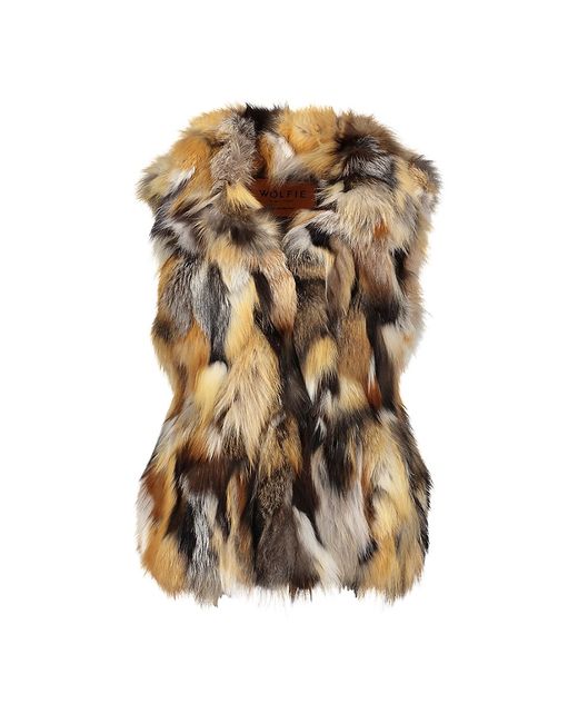 Wolfie Furs Made For Generations Toscana Shearling Vest XS