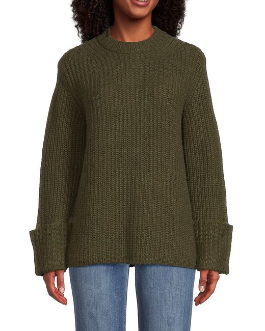 Vince Wool Alpaca Blend Ribbed Sweater S