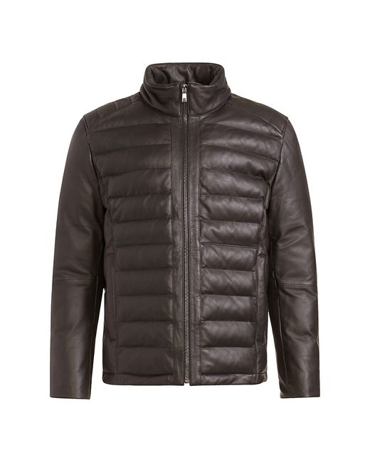 Wolfie Furs Made For Generations Quilted Leather Moto Jacket S