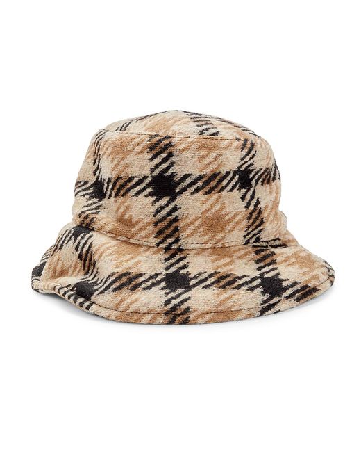 Surell Plaid Wool Bucket Hat