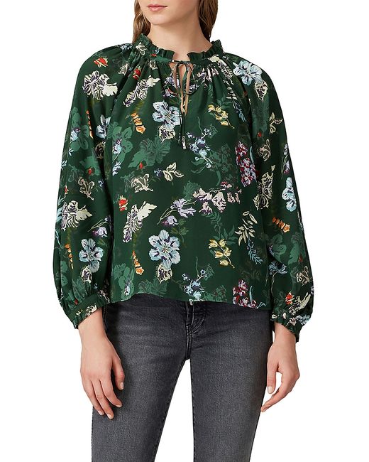 Zadig & Voltaire Theresa Floral Print Silk Top XS