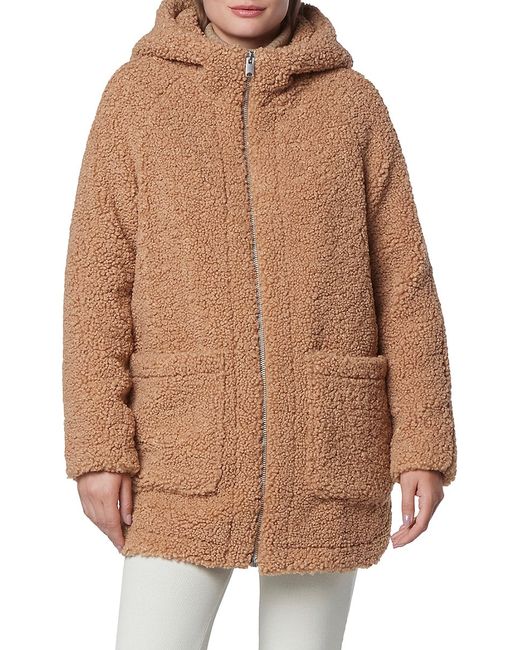 Andrew Marc Seneca Faux Fur Teddy Coat