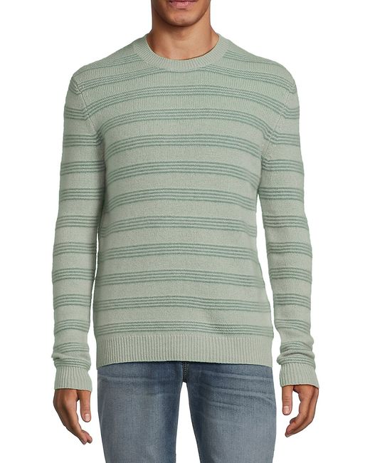 Saks Fifth Avenue Made in Italy Saks Fifth Avenue Striped Cashmere Sweater S
