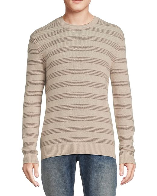 Saks Fifth Avenue Made in Italy Saks Fifth Avenue Striped Cashmere Sweater S