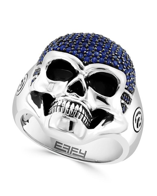 Effy Sterling 1.40 TCW Sapphire Skeleton Ring