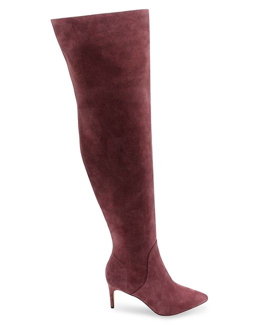 Charles David Piano Leather Over The Knee Boots 6