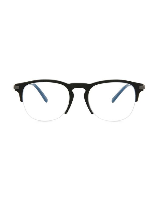 Brioni 51MM Round Clubmaster Eyeglasses
