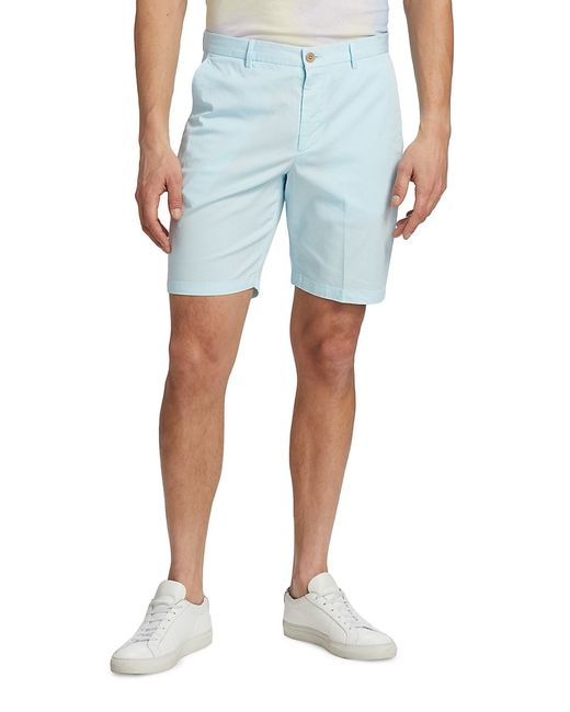 Saks Fifth Avenue Made in Italy Saks Fifth Avenue Slim Fit Cotton Blend Chino Shorts