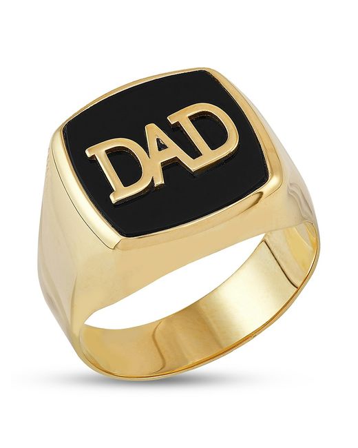 Saks Fifth Avenue Made in Italy Saks Fifth Avenue 14K Gold Dad Signet Ring
