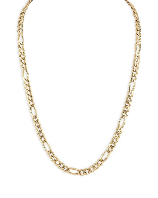 Esquire 14K Goldplated Sterling Figaro Link Chain Necklace