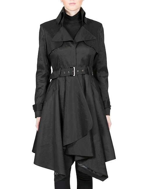 Belle Fare Hanky Belted Trench Coat XS