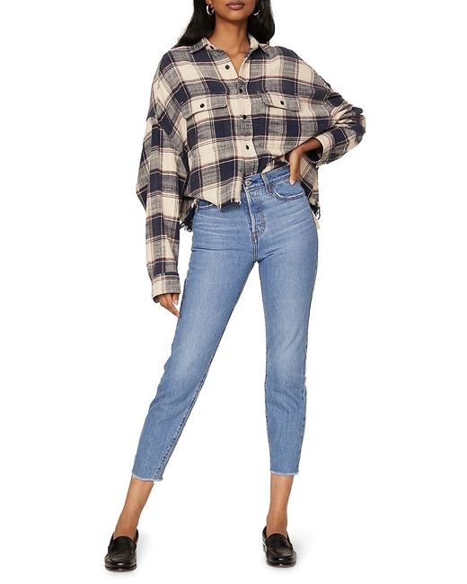 Levi's Wedgie Icon High Rise Skinny Cropped Jeans 24 0