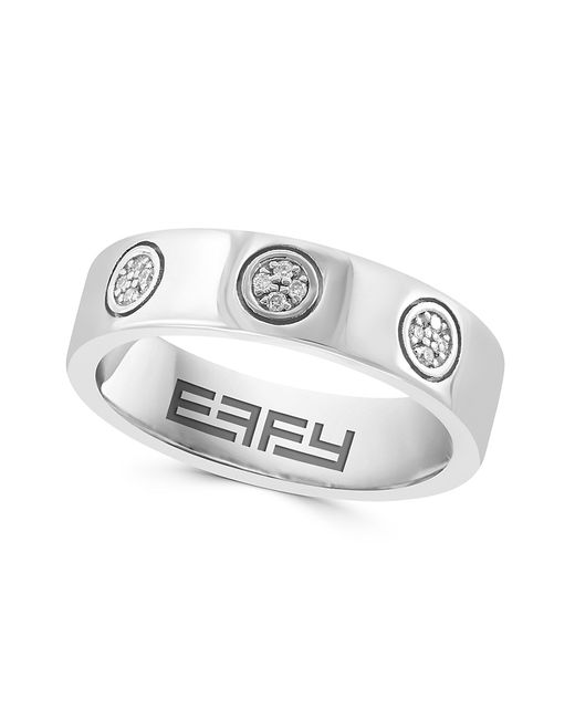 Effy ENY Sterling 0.05 TCW Diamond Ring