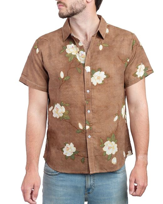 Saryans Arthur Floral Button Down Shirt S