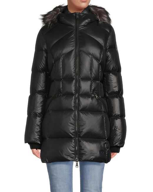 Pajar Ares Faux Fur Trim Hooded Puffer Jacket XS