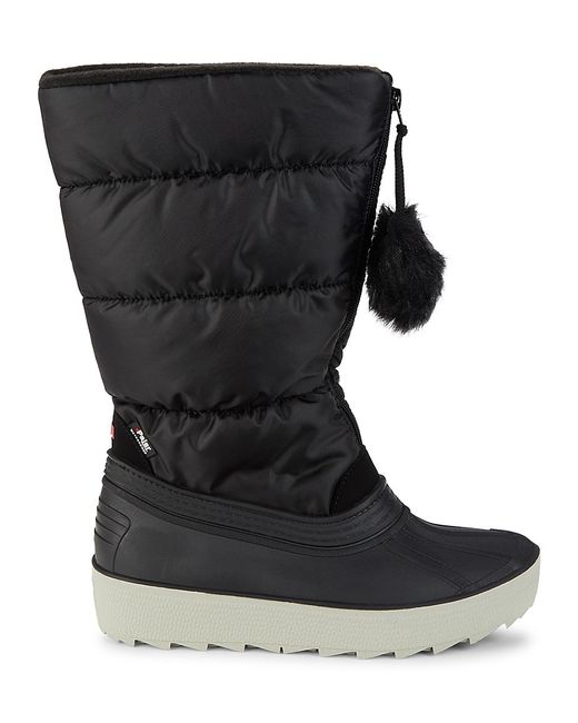 Pajar Fay Quilted Faux Fur Pom Snow Boots 5