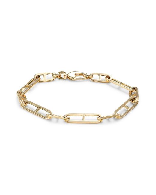 Saks Fifth Avenue Made in Italy 14K Paperclip Link Bracelet