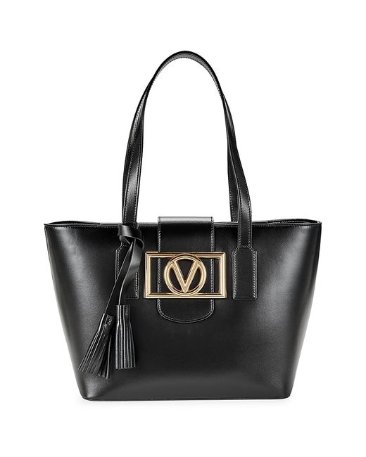 Valentino Bags by Mario Valentino Delphine Logo Leather Tote