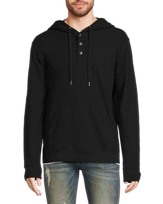 Saks Fifth Avenue Made in Italy Saks Fifth Avenue Henley Pullover Hoodie S