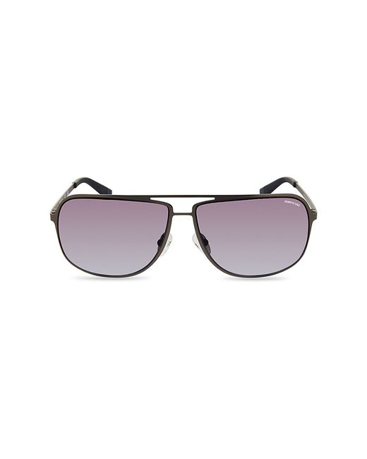 Kenneth Cole 64MM Square Aviator Sunglasses