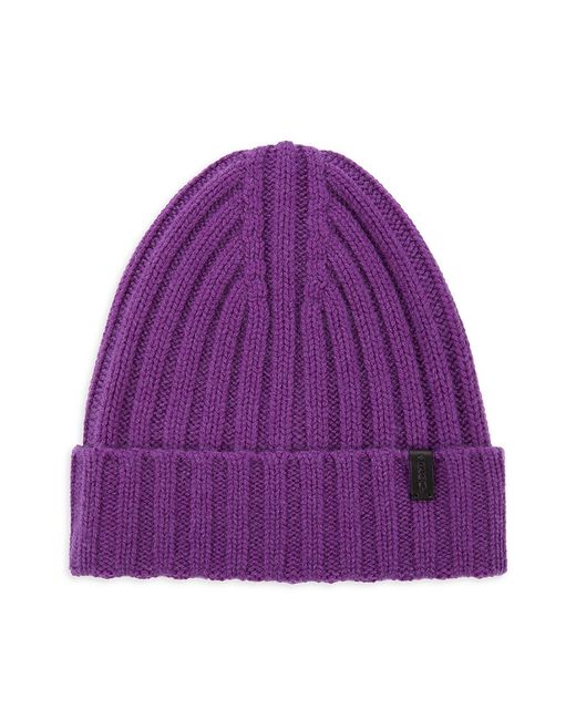 Vince Ribbed Merino Wool Cashmere Beanie