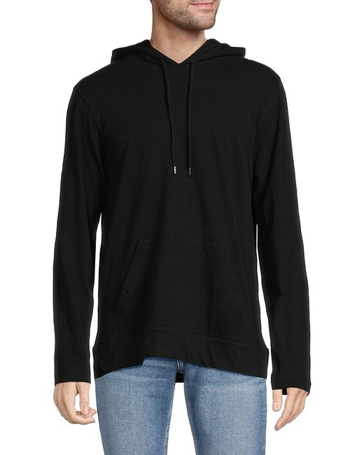 Saks Fifth Avenue Made in Italy Saks Fifth Avenue Solid Cotton Hoodie