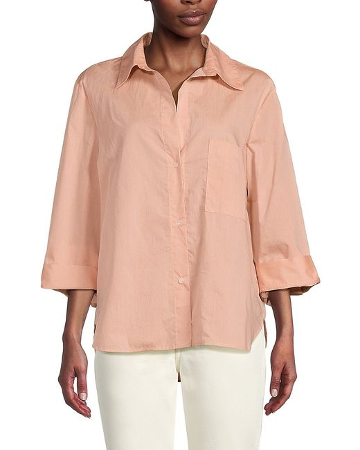 Twp Solid High Low Shirt