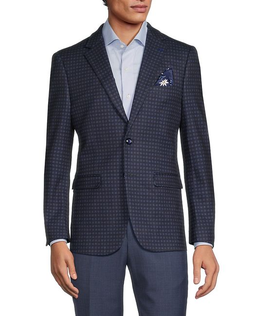 Soul Of London Checked Single Breasted Blazer