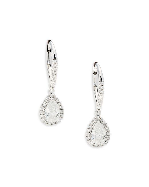 Saks Fifth Avenue Made in Italy Saks Fifth Avenue 14K 1 TCW Lab Grown Diamond Drop Earrings