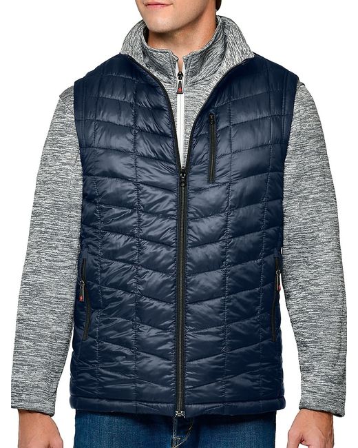 Thermostyles Quilted Reversible Puffer Vest