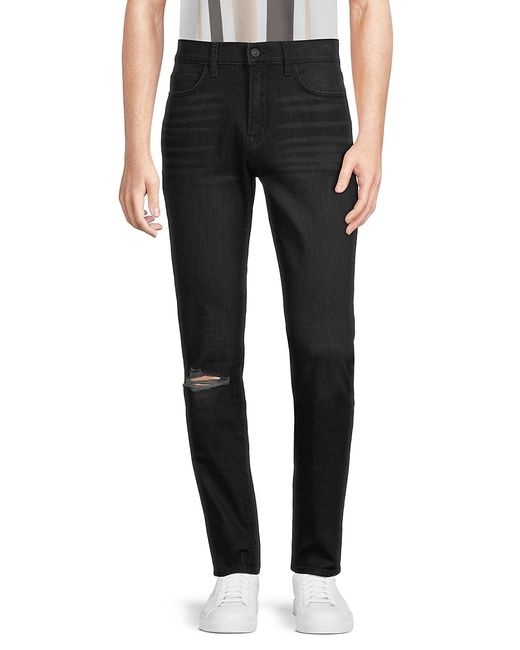 Hudson Ace Skinny High Rise Distressed Jeans