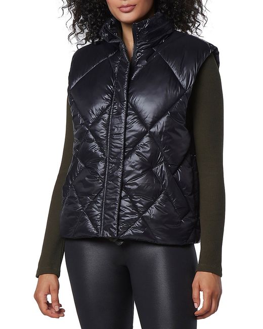 Andrew Marc Diamond Quilted Puffer Vest