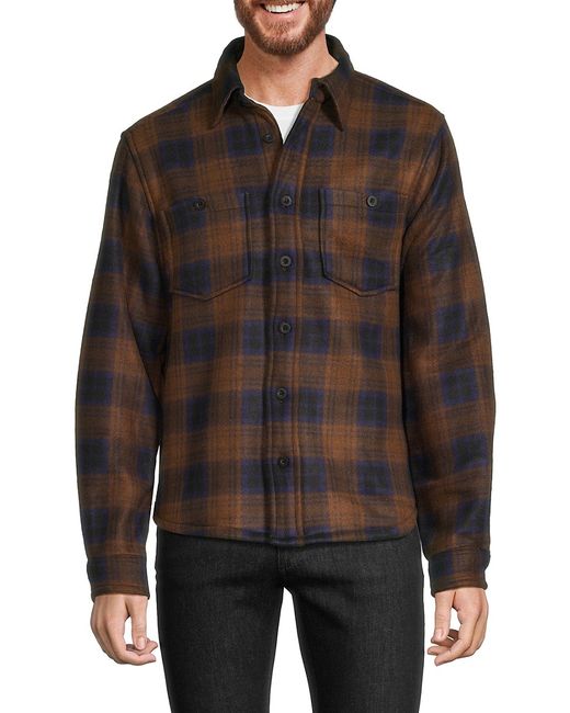 Vstr Premium Faux Shearling Lined Shirt Jacket