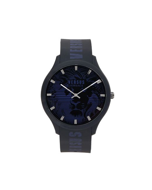 Versus 44MM Stainless Steel Silicone Strap Watch