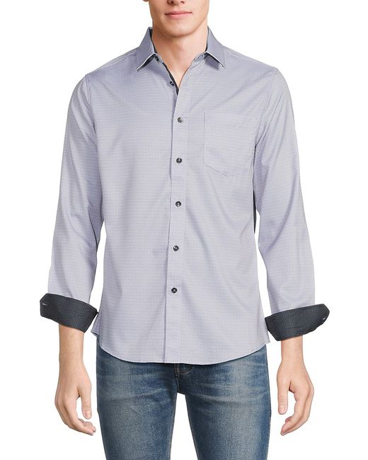 Heritage Report Collection Micro Pattern Shirt