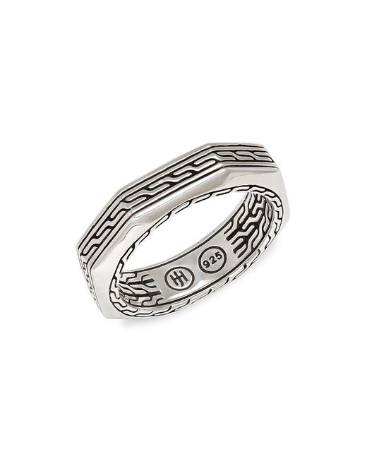 John Hardy Textured Sterling Ring