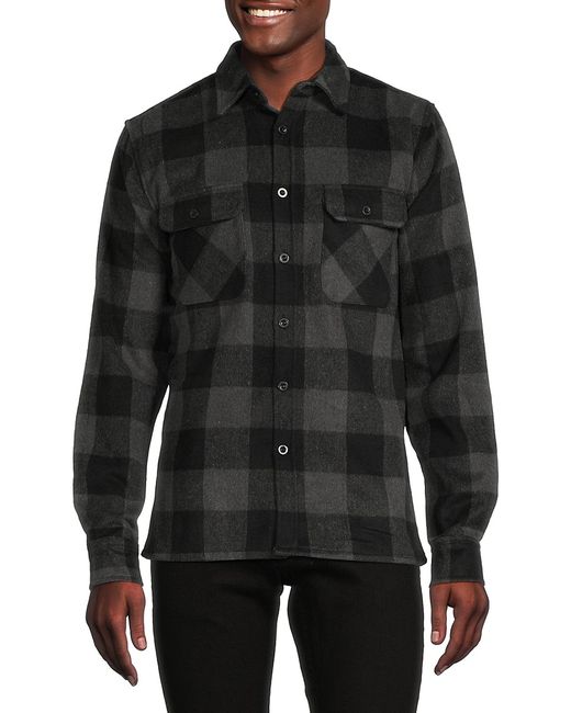 Reason Scarface Checked Flannel Button Down Shirt